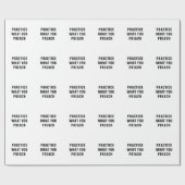 Papier Cadeau Pratiquez ce que vous prêchez (Plat)