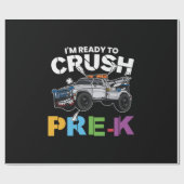 Papier Cadeau Pre Kindergarten Ready To Crush (Plat)