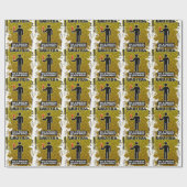Papier Cadeau Précaution drôle Satan (Plat)