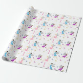 Papier Cadeau Premier anniversaire de fée (Déroulé)
