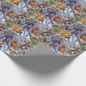 Papier Cadeau Premier Camouflage hivernal de neige (Coin)