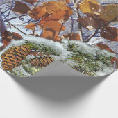 Papier Cadeau Premier Camouflage hivernal de neige (Coin)
