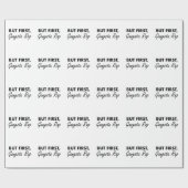 Papier Cadeau Premier coup sec et dur de Gangsta (Plat)