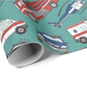 Papier Cadeau Premier intervenant (Coin rond)