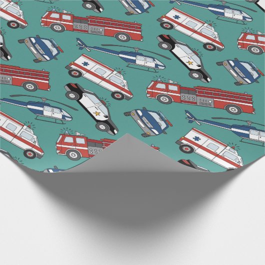 Papier Cadeau Premier intervenant Médicale d'urgence Anniversair (Coin)