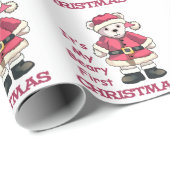 Papier Cadeau Premier Noël (Coin rond)