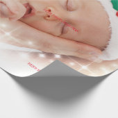 PAPIER CADEAU PREMIER NOËL DE BÉBÉ (Coin)