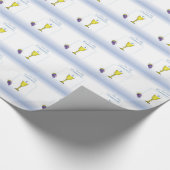 Papier Cadeau Première communion de garçon, Chalice avec hôte et (Coin)