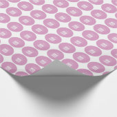 Papier Cadeau Première communion de la petite-fille, rose (Coin)