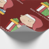 Papier Cadeau Première enveloppe de cadeau de Noël de Noël du (Coin)