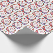 Papier Cadeau Première fête de fraises d'anniversaire du Berry d (Coin)