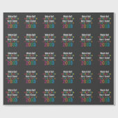 Papier Cadeau Première journée de maternelle Futur Class 2033 En (Plat)