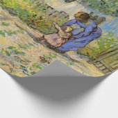 Papier Cadeau Premiers Pas (d'après Millet) de Vincent van Gogh (Coin)