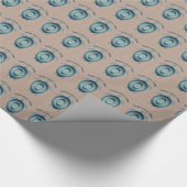 Papier Cadeau Prenez votre temps Turtle motivation citation (Coin)