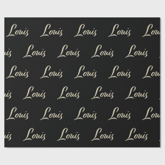 Papier Cadeau Prénom (Plat)