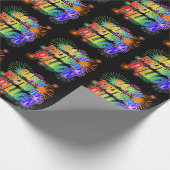 Papier Cadeau Prénom "DILLON", Amusant "HEUREUX ANNIVERSAIRE" (Coin)