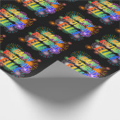 Papier Cadeau Prénom "ELLIE", Amusant "HEUREUX ANNIVERSAIRE" (Coin)