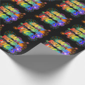 Papier Cadeau Prénom "LUCAS", amusant "HEUREUX ANNIVERSAIRE" (Coin)