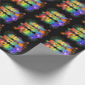 Papier Cadeau Prénom "TONYA", Amusant "HEUREUX ANNIVERSAIRE" (Coin)