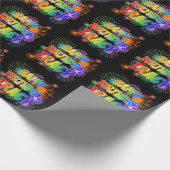 Papier Cadeau Prénom "TRACY", Amusant "HEUREUX ANNIVERSAIRE" (Coin)