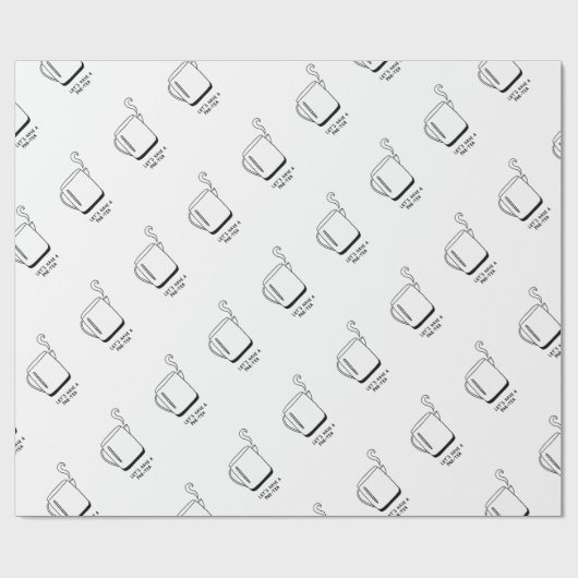Papier Cadeau Prenons un Par-Tea (Plat)