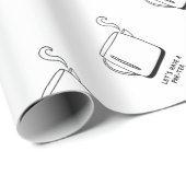 Papier Cadeau Prenons un Par-Tea (Coin rond)