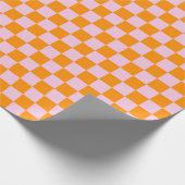 Papier Cadeau Prépa Vérif Rose Orange Mod (Coin)