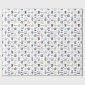 Papier Cadeau Préparez-vous à un joyeux anniversaire pour les en (Plat)