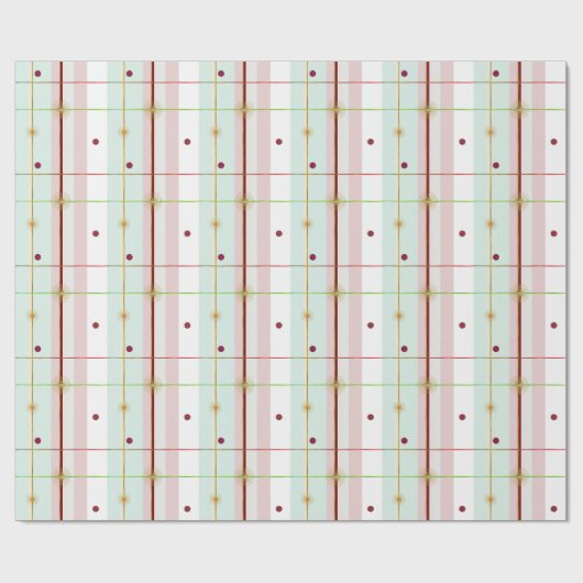Papier Cadeau Preppy Atomic Age Wrapping Paper (Plat)
