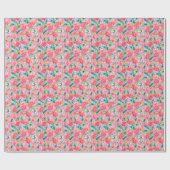 Papier Cadeau Preppy Palm Beach Imprimer Palm Tree Monkeys (Plat)