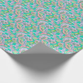 Papier Cadeau Preppy Palm Beach Print Tigers et Papayas (Coin)