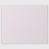 Papier Cadeau Preppy Pastel pink / Lilac Gingham Wrapping Paper (Plat)
