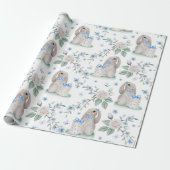 Papier Cadeau Présentations de lapin (Déroulé)