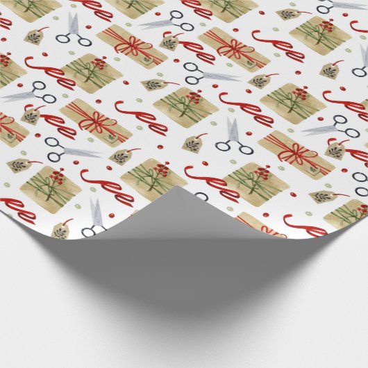 Papier Cadeau Présentations de Noël (Coin)