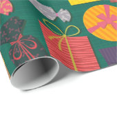 Papier Cadeau Présentations multicolores (Coin rond)