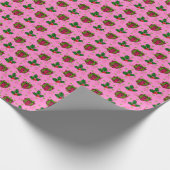 Papier Cadeau Présente et Holly_pink (Coin)