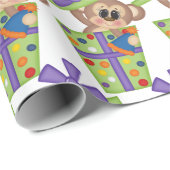 Papier Cadeau Présents de la partie (Coin rond)