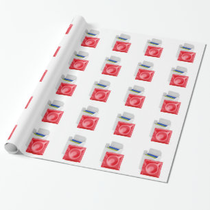 Papier Cadeau Préservatifs sur l'arrière - plan blanc