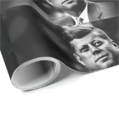 Papier Cadeau Président de John F. Kennedy (Coin rond)