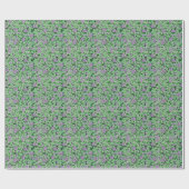 Papier Cadeau Pretty Purple Floral Pattern (Plat)