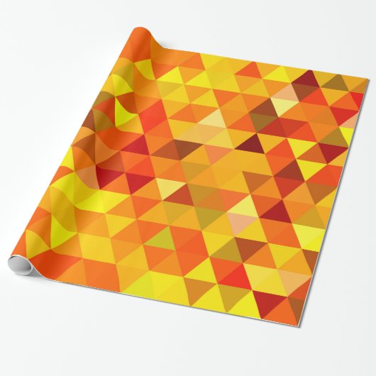 Papier Cadeau Pretty Triangle pattern (Déroulé)