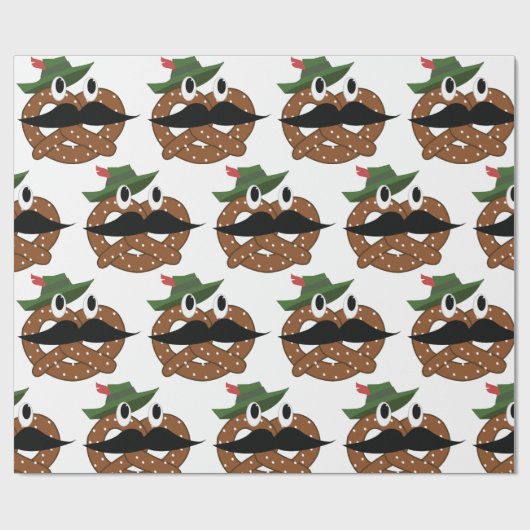 Papier Cadeau Pretzel (Plat)