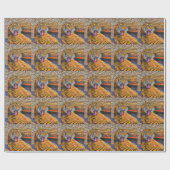 Papier Cadeau Prévenir Tigre de Sumatran Big Cat Art de la faune (Plat)