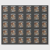 Papier Cadeau Prickly Hedgehog Amateur d'animaux de la forêt d'A (Plat)