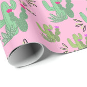 Papier Cadeau Prickly Paradise (Coin rond)