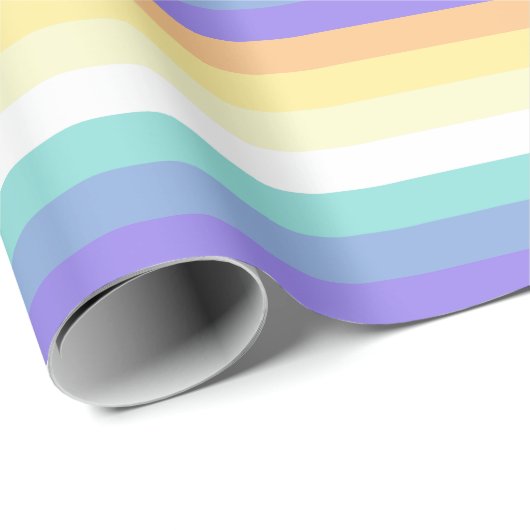 Papier Cadeau Pride Flag (Coin rond)