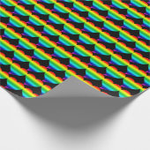 Papier Cadeau Pride lgbtq raibow Hearts cadeau de la Saint-Valen (Coin)