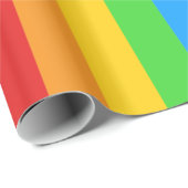 Papier Cadeau Pride Spectrum : Drapeau Arc-en-Ciel (Coin rond)