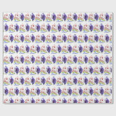 Papier Cadeau prière et bénédictions du pape (Plat)