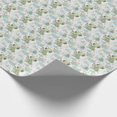 Papier Cadeau Prière Mantis Baby Pastel Motif d'aquarelle (Coin)